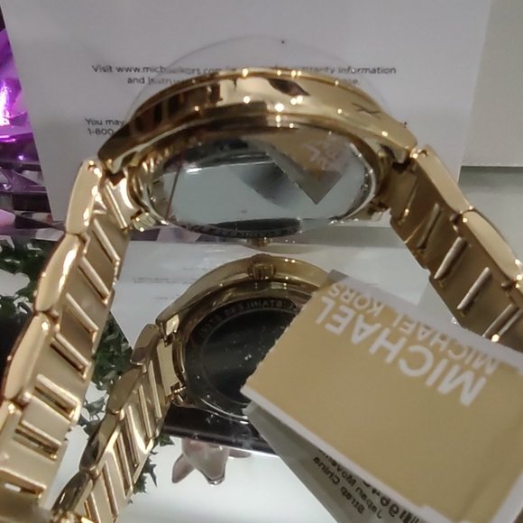 NWT Michael Kors Kerry Crystal Watch - Picture 6 of 9